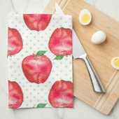 Red Delicious Theedoek (Quarter Fold)