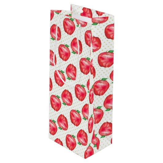 Red Delicious Wijn Cadeautas (Voorkant Gekanteld)