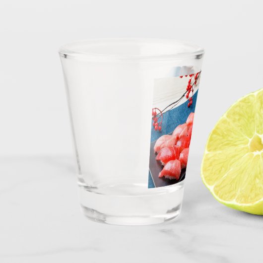 Red Delight – Tuna Sushi Glass by SUSHIMI Shot Glas (Links)