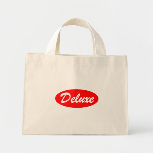 Red Deluxe Mini Tote Bag (Voorkant)