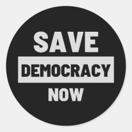 Red Democracy Now Sticker