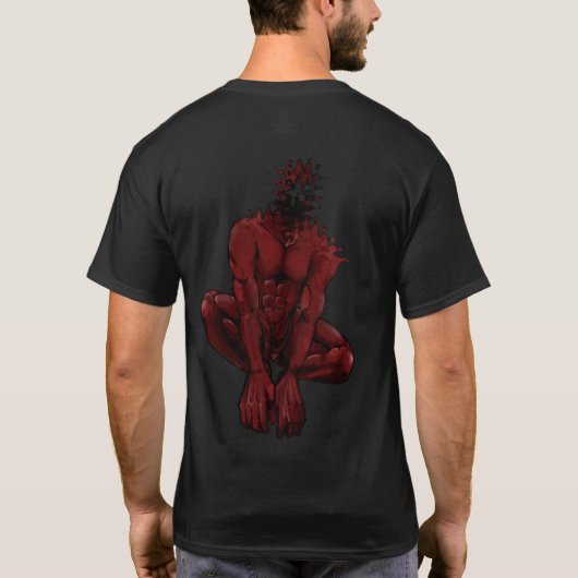 RED DEMON /Back Print T-shirt (Achterkant)