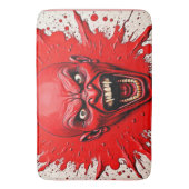 Red Demon Fury Art Badmat (Voorkant Verticaal)