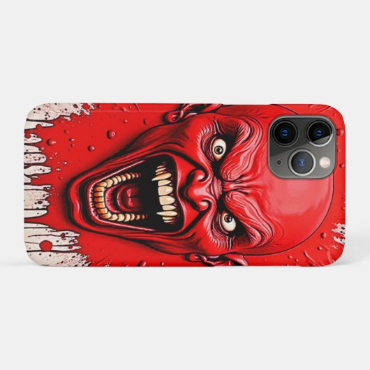 Red Demon Fury Art Case-Mate iPhone Case (Achterkant (horizontaal))