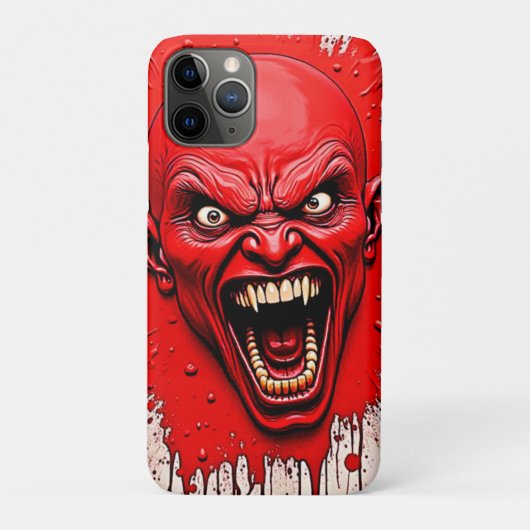 Red Demon Fury Art Case-Mate iPhone Case (Achterkant)