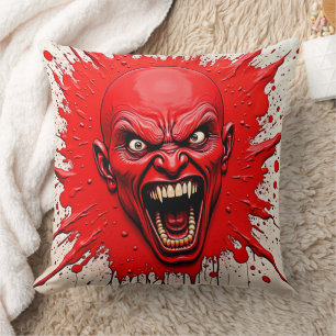 Red Demon Fury Art Kussen