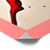 Red Demon Fury Art Poster (Hoek)