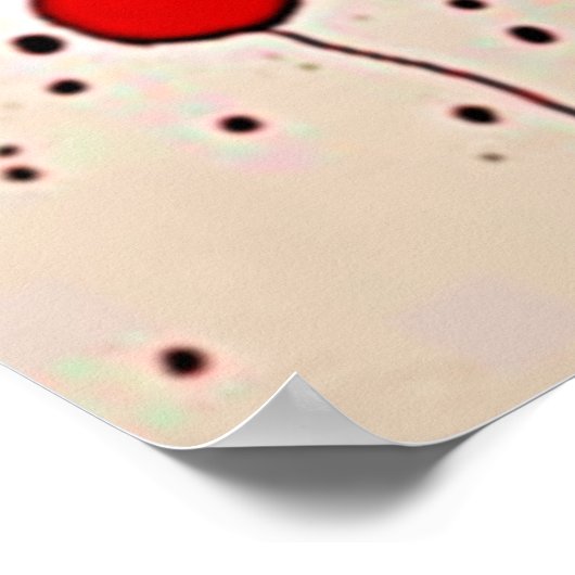 Red Demon Fury Art Poster (Hoek)