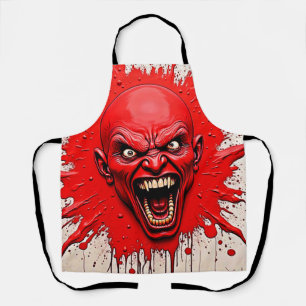 Red Demon Fury Art Schort