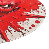 Red Demon Fury Art Snijplank (Hoek)