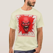Red Demon Fury Art T-shirt (Voorkant)