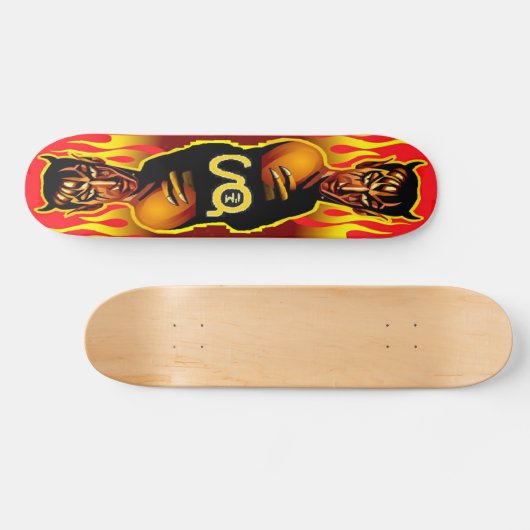 Red Demon Skateboard (Horizontaal)