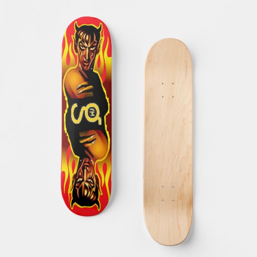 Red Demon Skateboard (Voorkant)