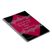 Red Design-laptop Notitieboek (Rechterzijde)