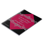 Red Design-laptop Notitieboek (Linkerzijde)