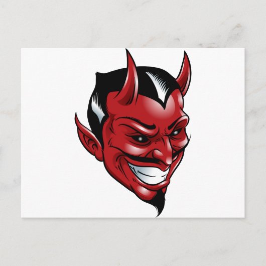 Red Devil Briefkaart (Voorkant)