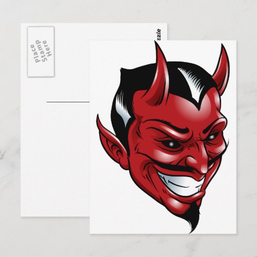 Red Devil Briefkaart (Voorkant / Achterkant)