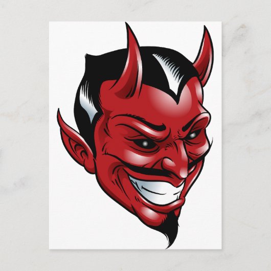 Red Devil Briefkaart (Voorkant)