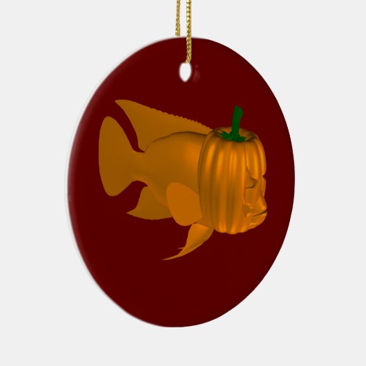 Red Devil Cichlid Keramisch Ornament (Rechts)