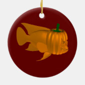 Red Devil Cichlid Keramisch Ornament (Achterkant)