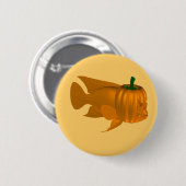 Red Devil Cichlid Ronde Button 5,7 Cm (Voorkant /achterkant)
