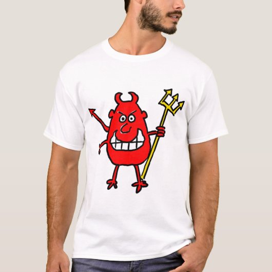 Red Devil Design T-shirt (Voorkant)