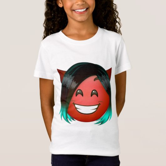 Red Devil Emoji T-shirt (Voorkant)