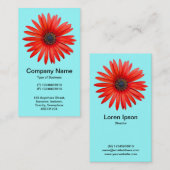 Red Devil - Ice Blue Visitekaartje (Voorkant / Achterkant)