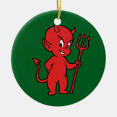 Red Devil Keramisch Ornament (Voorkant)