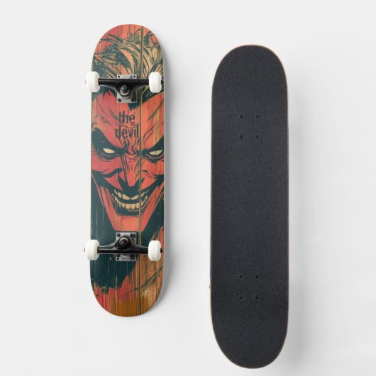 Red Devil Persoonlijk Skateboard (Voorkant)