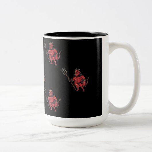 Red Devil Tweekleurige Koffiemok (Rechts)