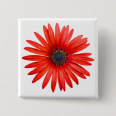 Red Devil Vierkante Button 5,1 Cm (Voorkant)