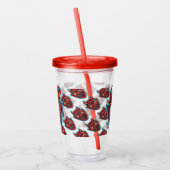 Red Devil Vintage Halloweenies Acryl Drinkbeker (Links)