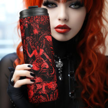 Red Devil Witchy Gothic Victoriaans Gothic Baphome