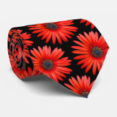 Red Devils II - op zwart Stropdas (Opgerold)