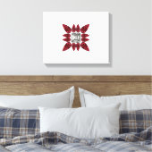 Red Diamond Art Canvas Afdruk (Insitu (Slaapkamer))