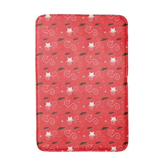 Red Diamond Bull Terrier Badmat (Voorkant Verticaal)