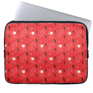 Red Diamond Bull Terrier Laptop Sleeve