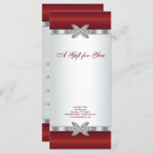 Red Diamond Business Cadeaubonnen (Voorkant / Achterkant)