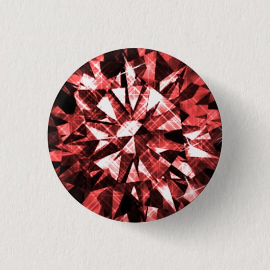 RED DIAMOND-Button Ronde Button 3,2 Cm (Voorkant)