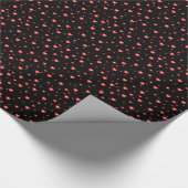 Red Diamond harten naadloos patroon Cadeaupapier (Hoek)