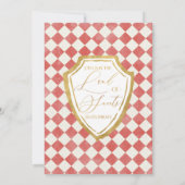 Red Diamond Land of Sweets Nutkraker Birthday Kaart (Achterkant)