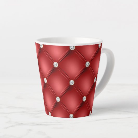 Red Diamond Latte Mok (Rechterhoek)