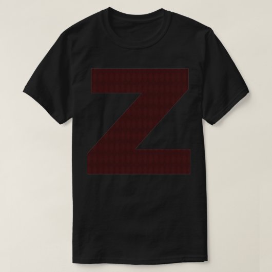 Red Diamond Letter Z T-shirt