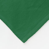 Red Diamond, Vet Witte Grens op Groen Fleece Deken (Hoek)
