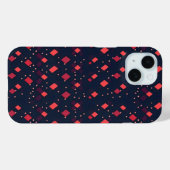Red Diamonds Patroon Case-Mate iPhone Case (Achterkant (horizontaal))
