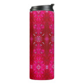 Red Dianthus Ikat 4 Thermosbeker (Gedraaid links)