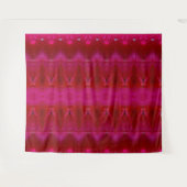 Red Dianthus Ikat ook Wandkleed (Voorkant (horizontaal))