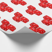 Red Dice Cadeaupapier (Hoek)
