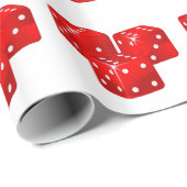 Red Dice Cadeaupapier (Rol Hoek)